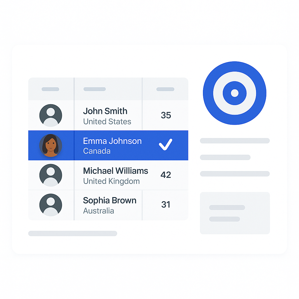 Target Customer List
